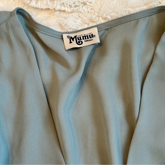 Show Me Your Mumu Roxy Romper Silver Sage Size Small - Picture 4 of 13